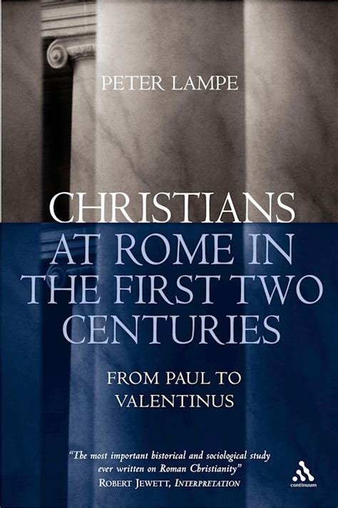 from paul to valentinus christians at rome in the first two centuries PDF