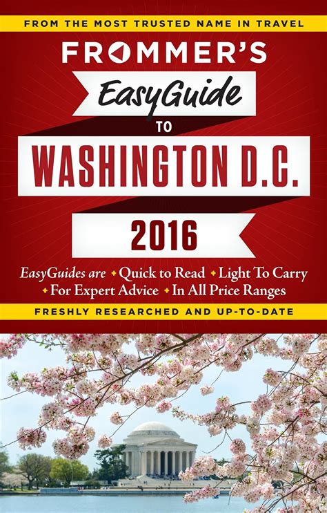 frommers easyguide to washington d c 2016 frommers easy guides Kindle Editon
