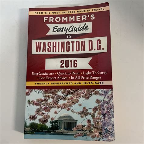 frommers easyguide to washington d c 2016 frommers easy guides Kindle Editon