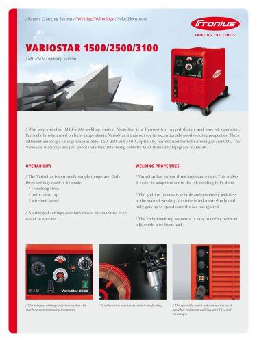 fronius variostar 2500 manual pdf Epub