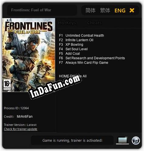 frontlines cheats download