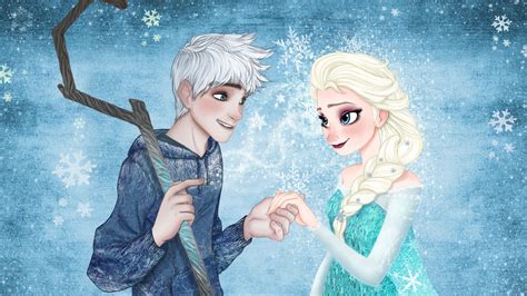 frozen elsa and jack frost illustration book Doc