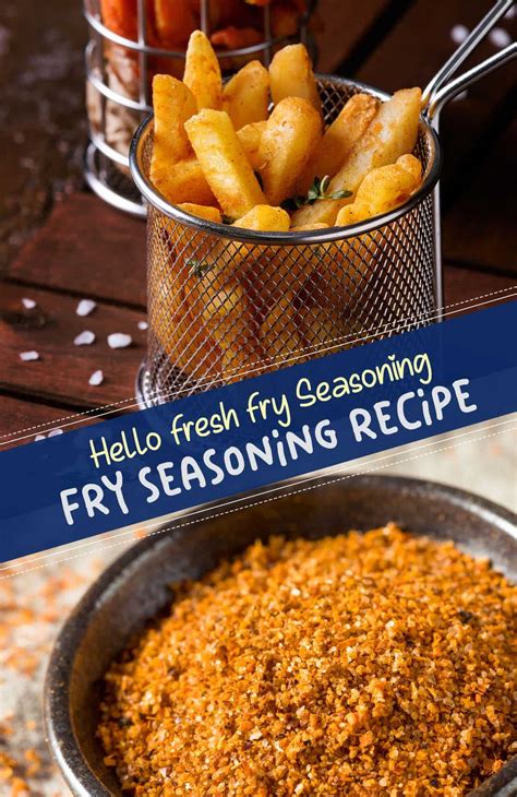 fry seasoning hello fresh