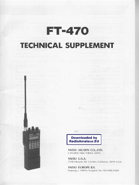 ft 470 service manual pdf Reader