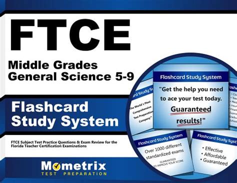 ftce middle grades general science 5 9 flashcard study system ftce test practice questions and exam review for PDF