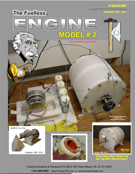 fuelless engine model 2 plans Reader