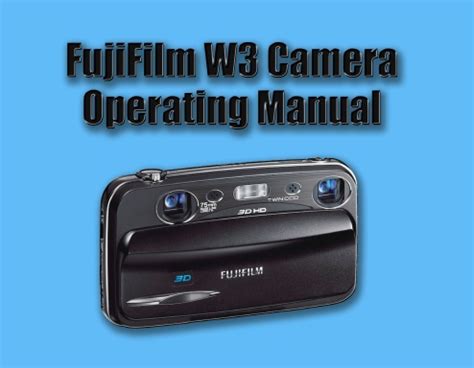 fuji 3d w3 manual Reader
