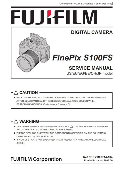 fujifilm finepix s100fs manual Reader