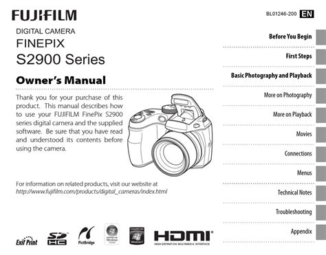 fujifilm finepix s2940 user manual Kindle Editon