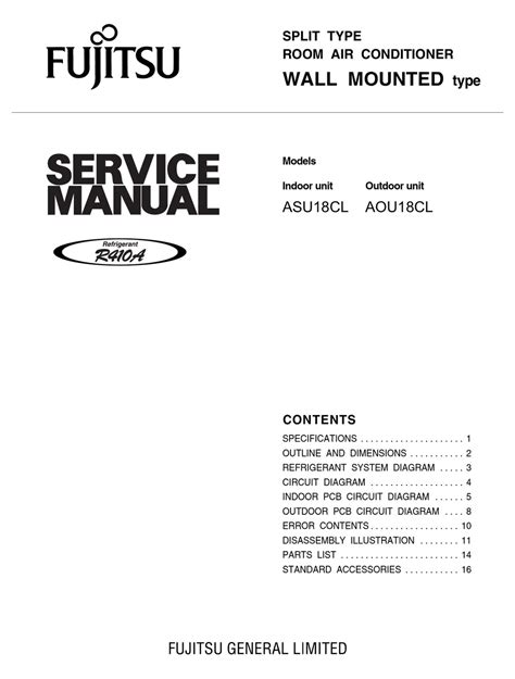 fujitsu asu18cl installation manual PDF