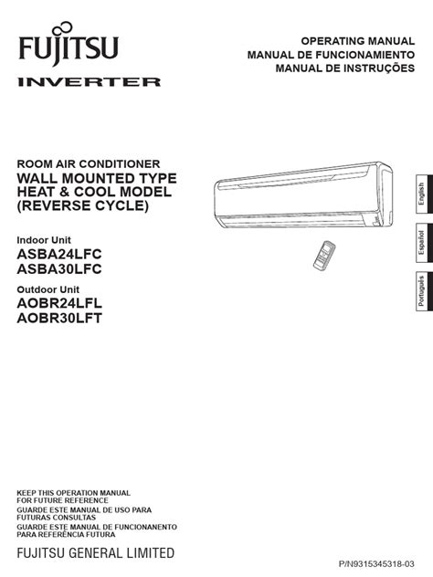 fujitsu inverter user manual Kindle Editon