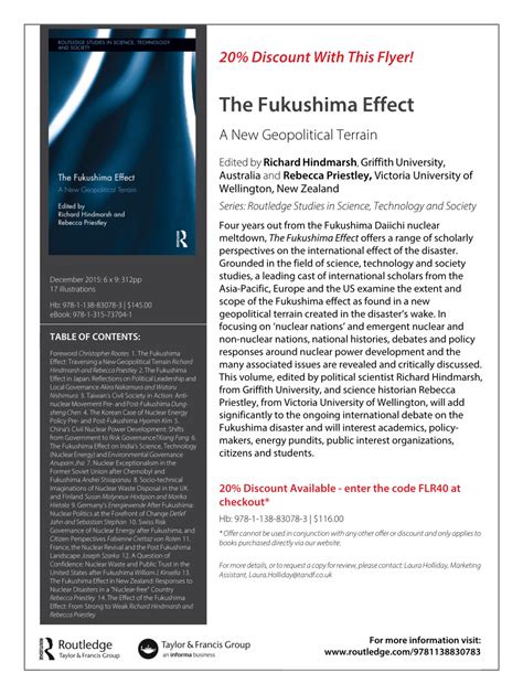 fukushima effect geopolitical routledge technology Reader