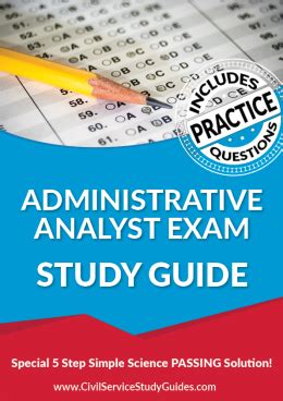full version administrative analyst sample test exam pdf Reader