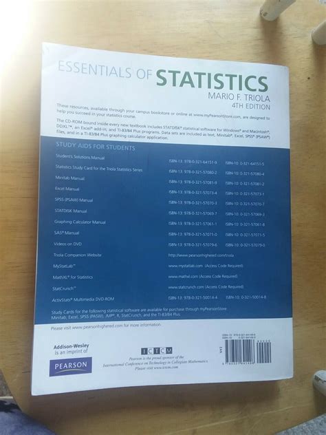 full version essentials of statistics 4th edition triola pdf Doc