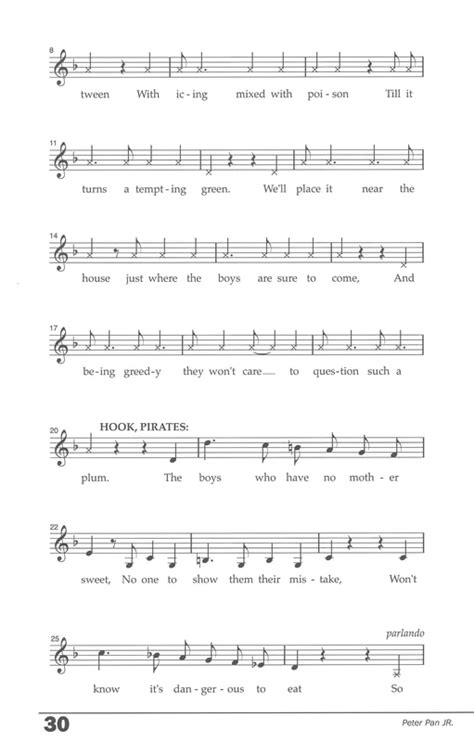 full version hooks tango sheet music pdf peter pan Reader