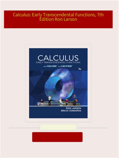 full version larson calculus 7th edition pdf Kindle Editon