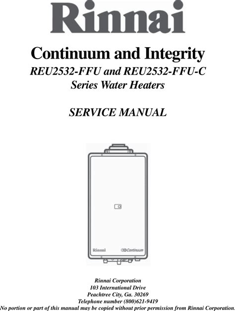 full version rinnai service manual pdf 2532 Reader