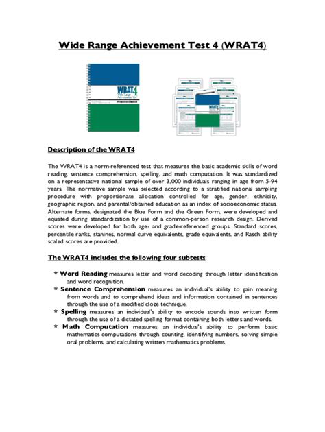 full version wrat 3 scoring manual pdf Kindle Editon