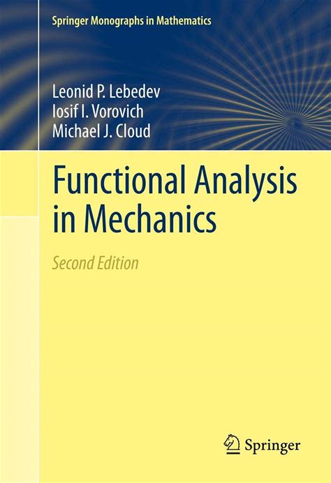 functional analysis in mechanics springer monographs in mathematics PDF