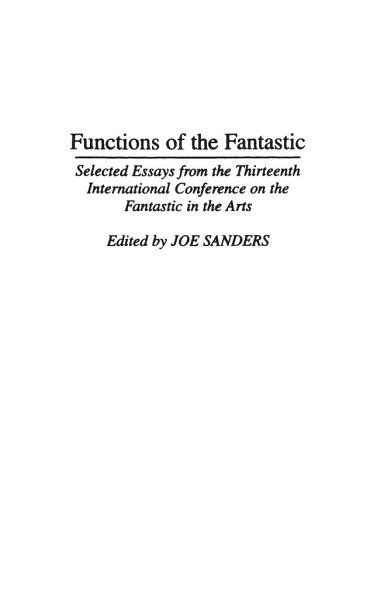 functions of the fantastic functions of the fantastic Kindle Editon