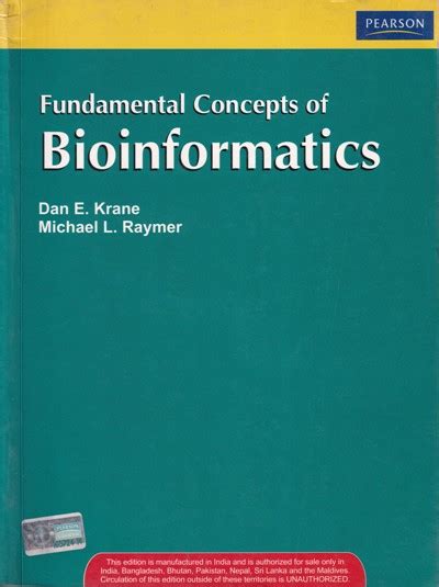 fundamental concepts of bioinformatics Doc