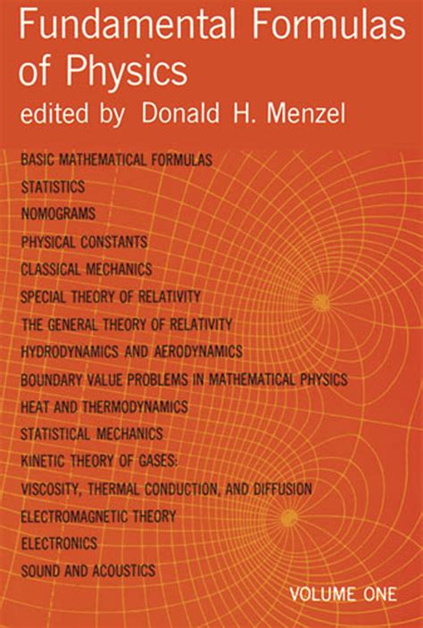 fundamental formulas of physics vol 1 PDF