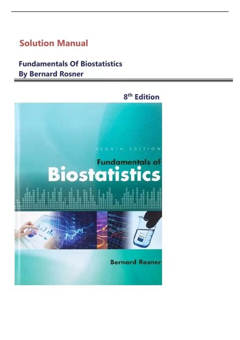fundamental of biostatistics solution manual PDF