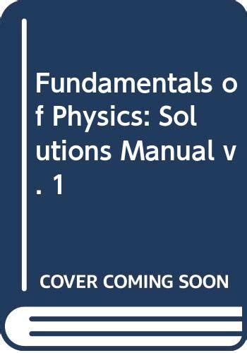fundamental of physics 6th edition solution manual PDF