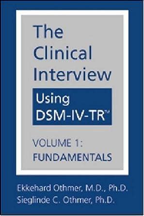 fundamentals clinical interview using dsm iv PDF