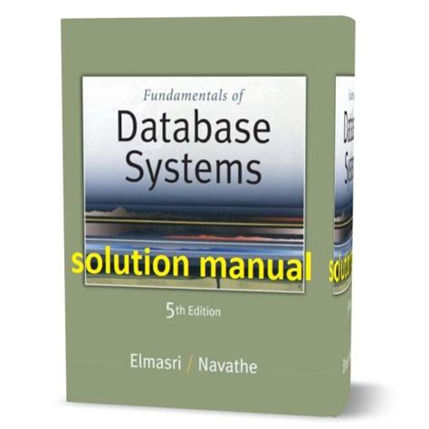 fundamentals database systems 5th edition solution manual Epub