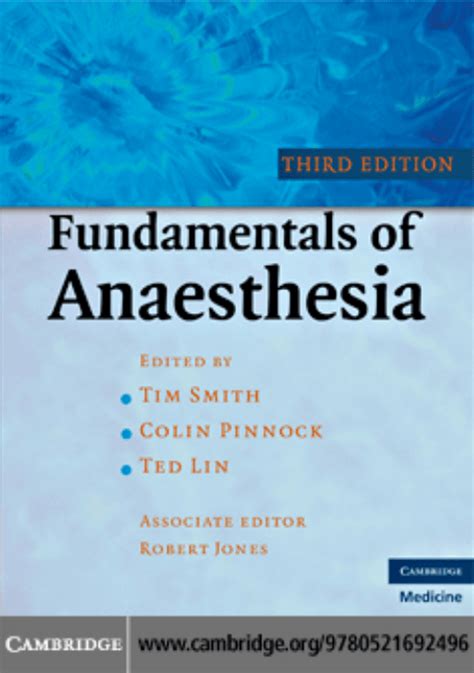 fundamentals of anaesthesia cambridge medicine rar Doc