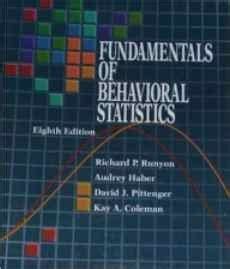 fundamentals of behavioral statistics PDF