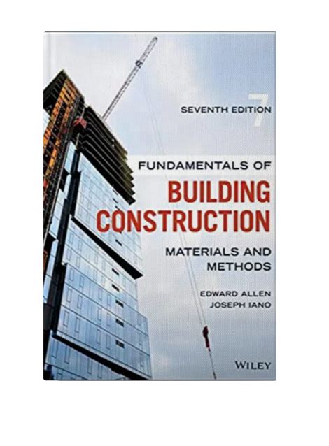 fundamentals of building construction materials and methods pdf rar PDF