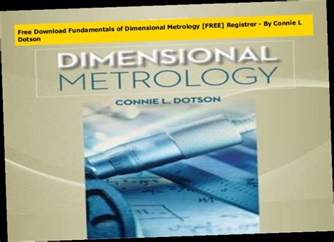 fundamentals of dimensional metrology 5th edition pdf Epub