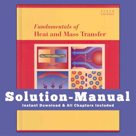 fundamentals of heat mass transfer 6th edition solutions manual Reader