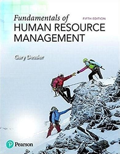 fundamentals of human resource management dessler Ebook Kindle Editon