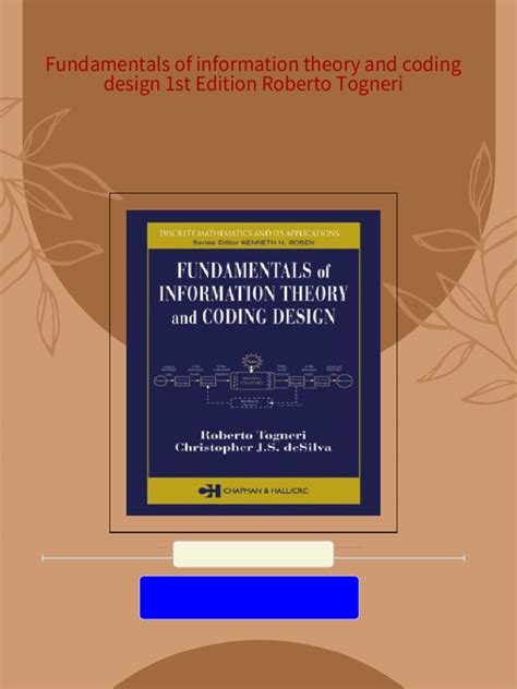fundamentals of information theory coding design solution manual Kindle Editon