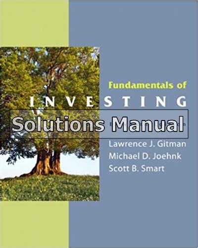 fundamentals of investing 11th edition solutions manual Kindle Editon