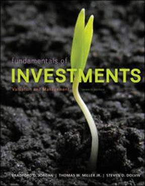 fundamentals of investments 7th edition PDF