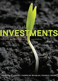 fundamentals of investments 7th edition PDF