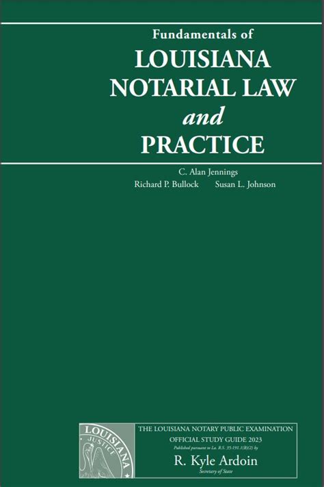 fundamentals of louisiana notarial law and practice the Reader