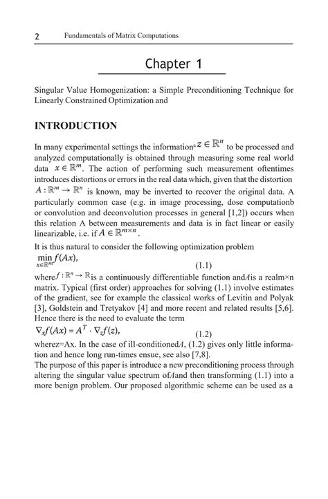 fundamentals of matrix computations solutions PDF