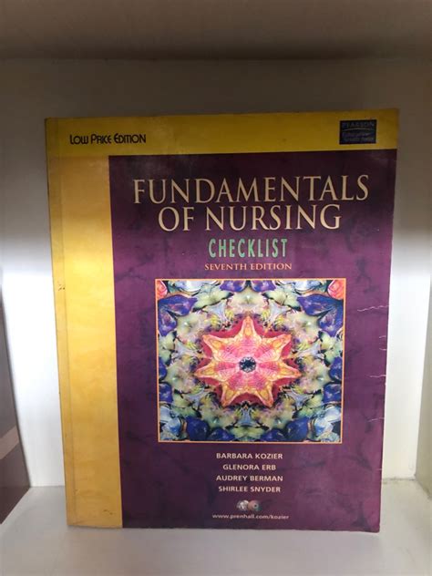 fundamentals of nursing 7th ed by kozier Kindle Editon