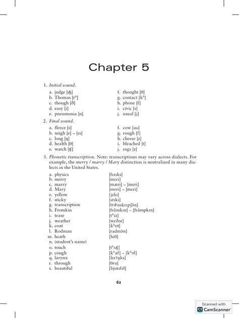 fundamentals of phonetics answer key chapter8 Doc