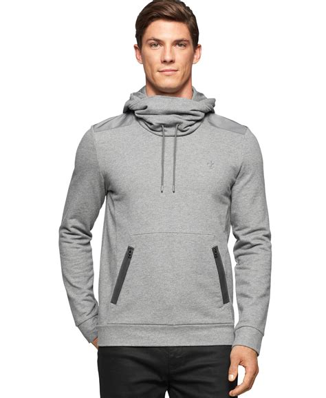 funnel neck sweatshirt mens