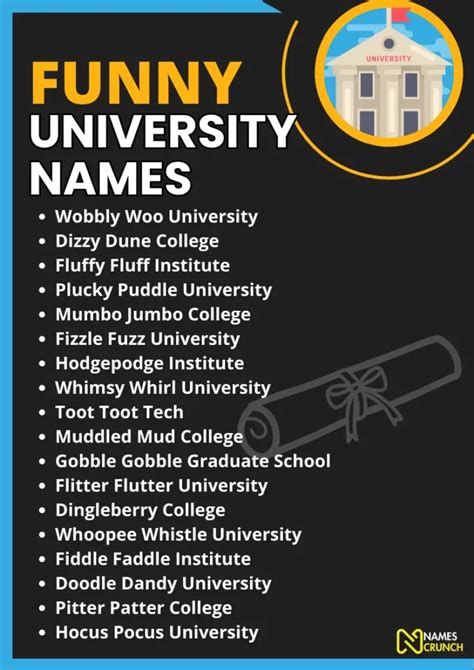 funny university name