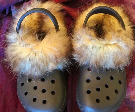 fur lined crocs for women