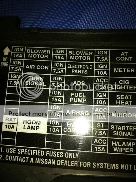 fuse diagram nissan pulsar n16 PDF