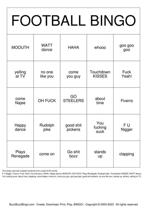 futebol bingo