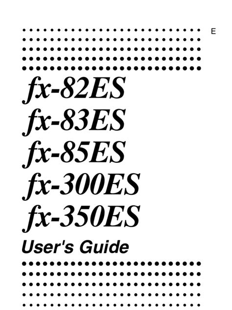 fx 83es user guide Epub